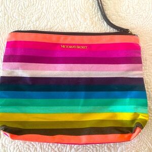 Large canvas bag rainbow Victoria secret
